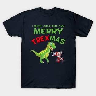 T-rex christmas merry trexmas ! T-Shirt